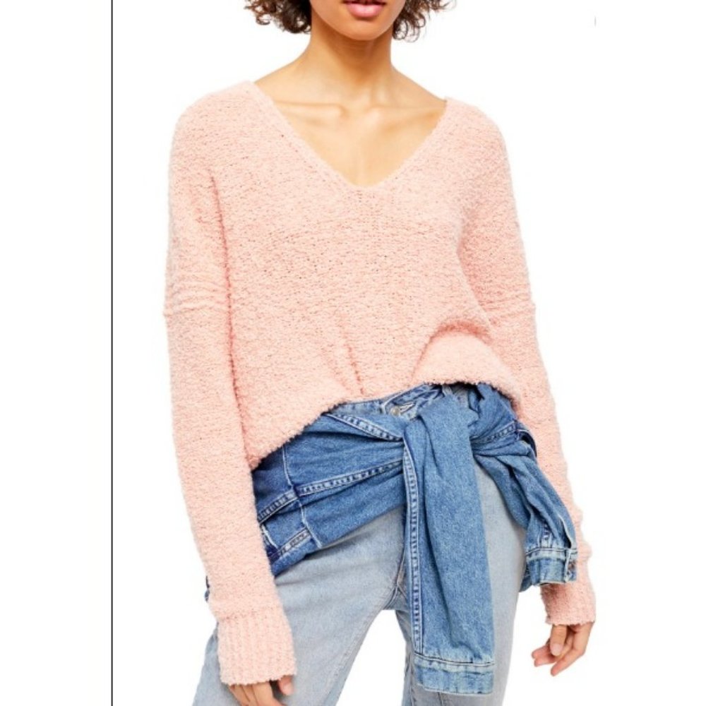 Free People $108 Finders Keepers V-Neck Sweater